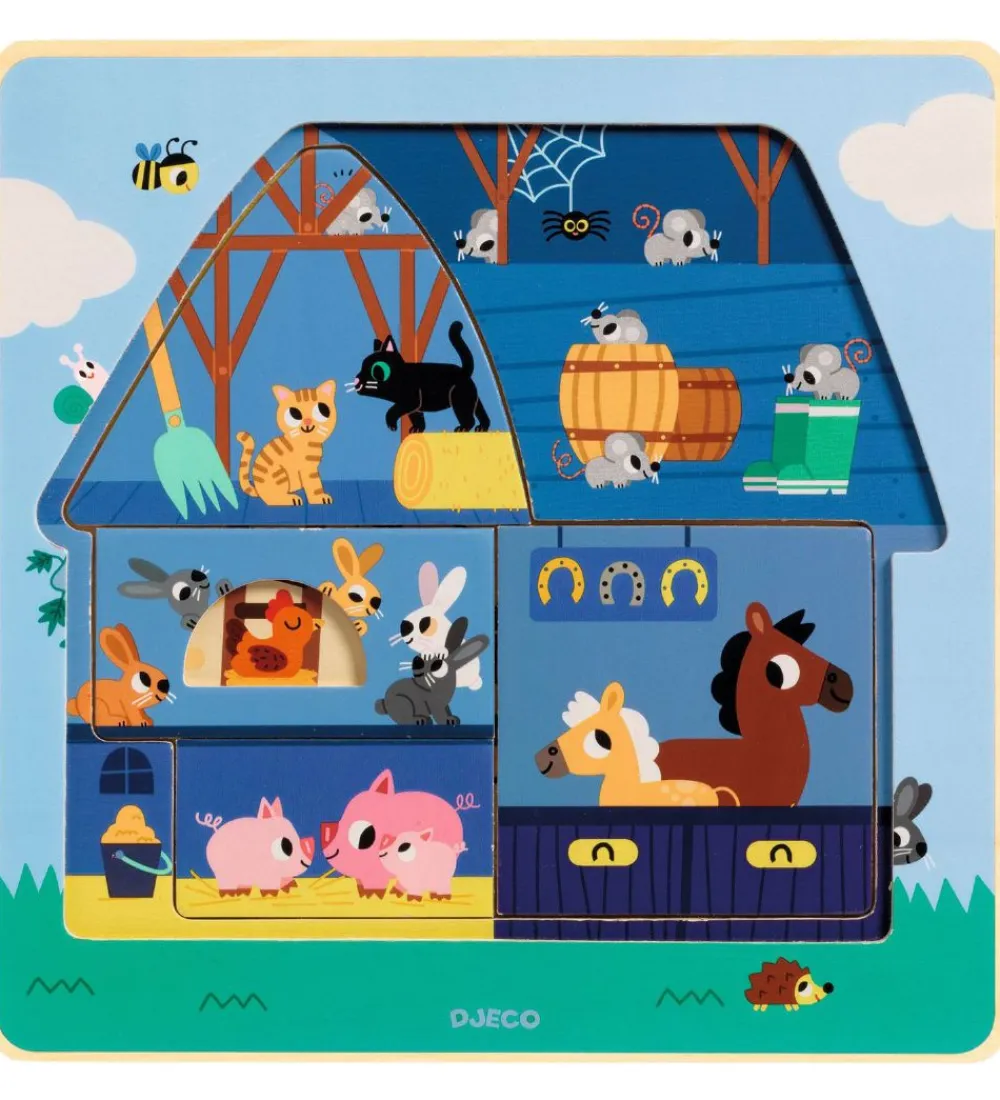 Djeco Puslespil>Puslespil - 3-lag - Hos Moo