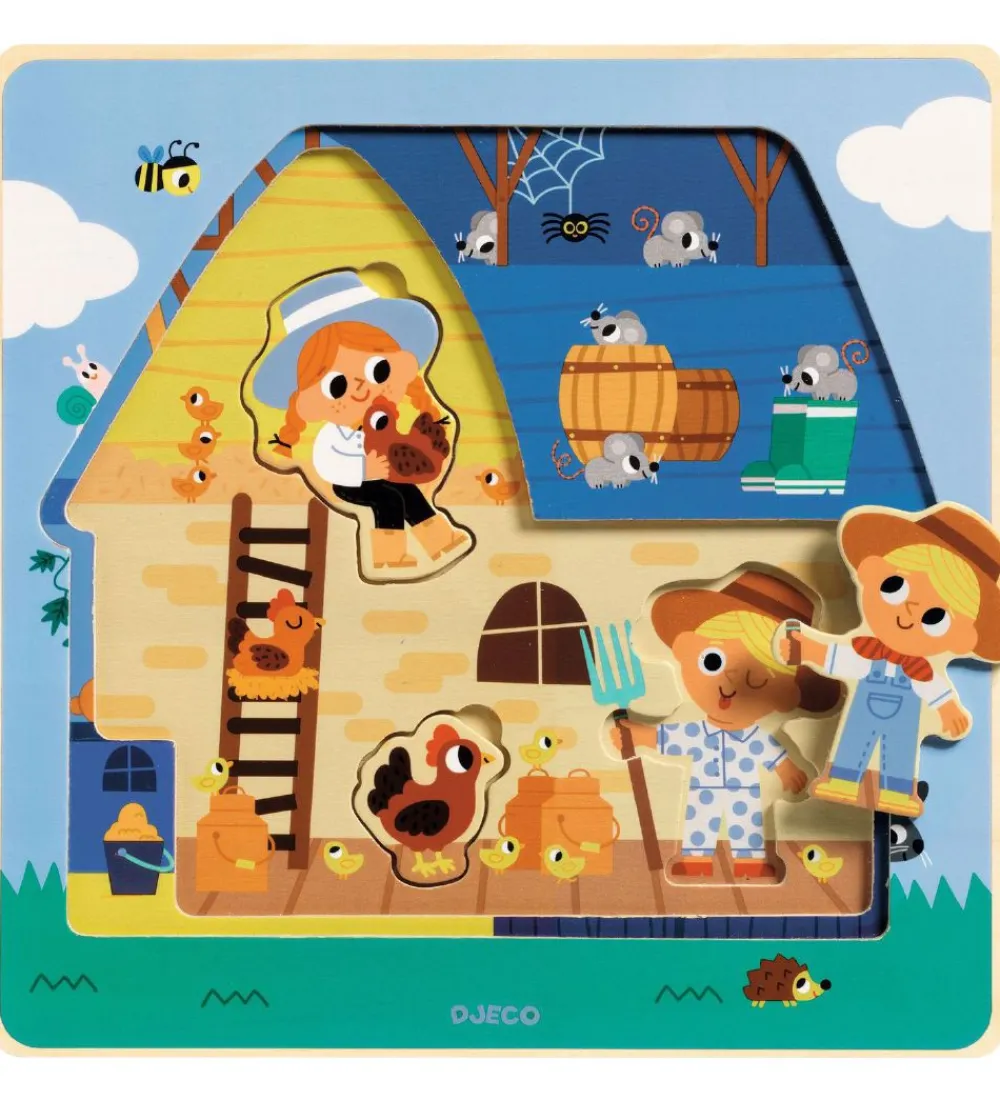 Djeco Puslespil>Puslespil - 3-lag - Hos Moo
