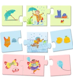 Djeco Puslespil>Puslespil - 8x3 - My Daily Life