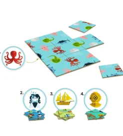 Djeco Puslespil>Puslespil - 9x4 Brikker - Ocean