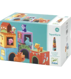 Djeco Stablelegetøj>Stablelegetøj - 12 Dele - Bondegård