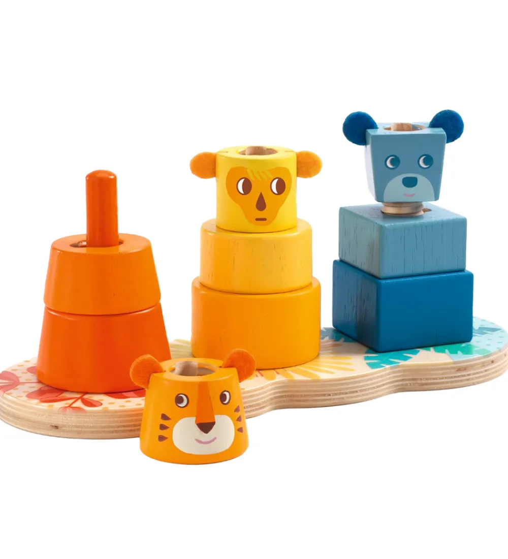 Djeco Stablelegetøj>Stablelegetøj - Stacking Game - Multi Stack