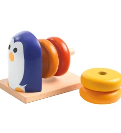 Djeco Stablelegetøj>Stablelegetøj - Træ - 5 Dele - Penguin Basic
