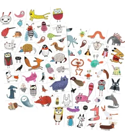 Djeco Kreativ Leg>Tatoveringer - +50 stk. - Små Væsner