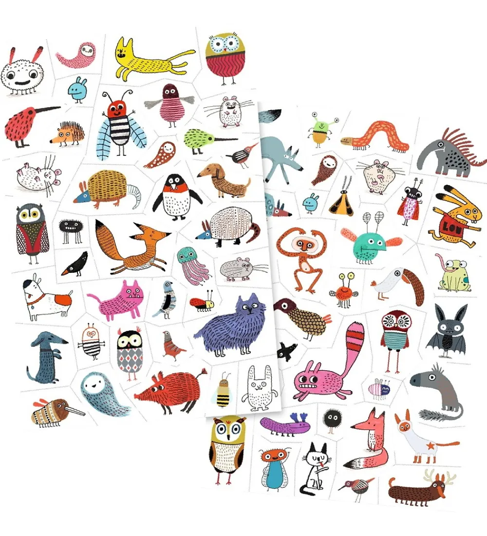 Djeco Kreativ Leg>Tatoveringer - +50 stk. - Små Væsner