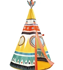 Djeco Legetelte>Tipi - 164x110 cm - Multifarvet
