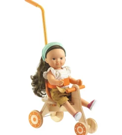 Djeco Dukker Og Tilbehør>Trehjulet Cykel til Dukke - Pomea - Træ