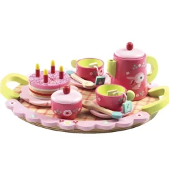Djeco Legemad>Trælegetøj - Tesæt - Rosa