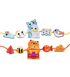 Djeco Perler>Træperler - Træ - 14 Dele - FilaMum