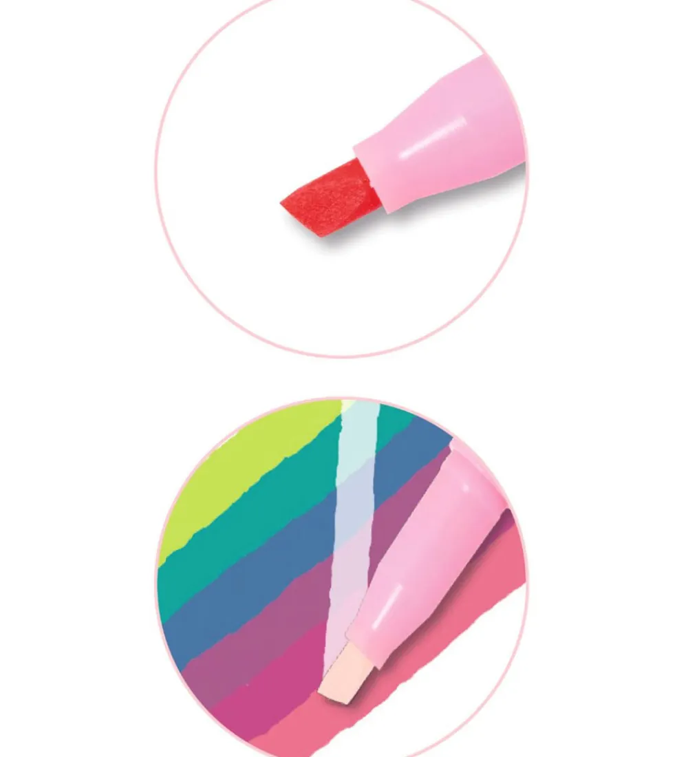 Djeco Tuscher Og Farver|Kreativ Leg>Trylletuscher - 6 stk. - Pastelfarver