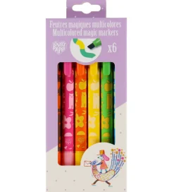 Djeco Kreativ Leg|Tuscher Og Farver>Trylletuscher - 6 stk. - Multifarvet