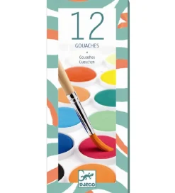 Djeco Maling>Vandfarver - 12 Farver