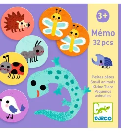 Djeco Spil>Vendespil - 32 brikker - Små Dyr