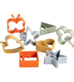 Dëna Babylegetøj|Aktivitetslegetøj>Aktivitetslegetøj - Silikone - Magisk Flip - 8 Dele - Natur