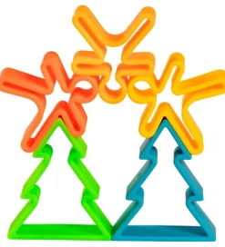 Dëna Babylegetøj|Aktivitetslegetøj>Aktivitetslegetøj - Silikone - 9 Dele - Neon