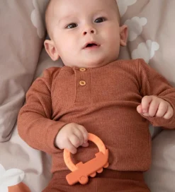 Done by Deer Bideringe>Bidering - 2-pak - Deer Friends - Papaya/Sand