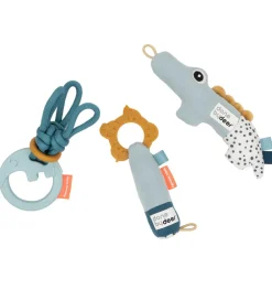 Done by Deer Bideringe>Gaveæske - 3 stk - Deer Friends - Blå