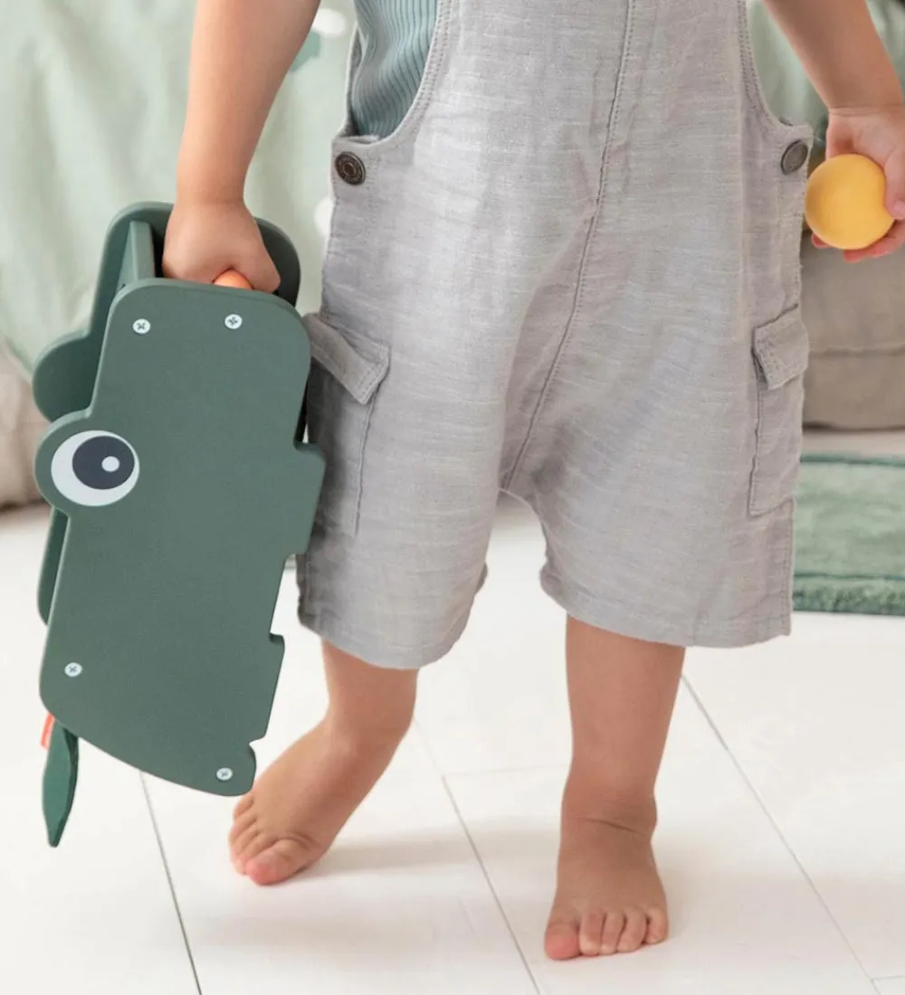 Done by Deer Aktivitetslegetøj>Hammerbræt - Træ - Croco Green