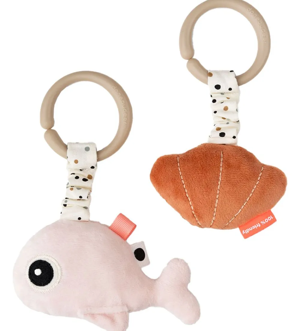 Done by Deer Aktivitetslegetøj>Ophæng - 2-pak - Wally Powder