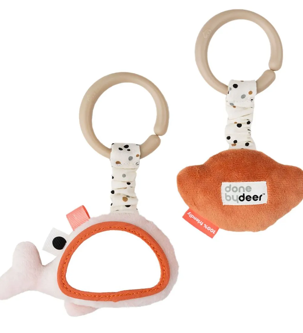 Done by Deer Aktivitetslegetøj>Ophæng - 2-pak - Wally Powder