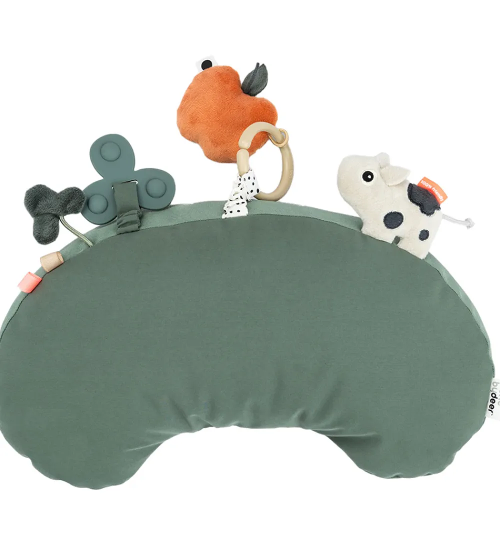 Done by Deer Babylegetøj|Aktivitetslegetøj>Pude m. Aktivitetslegetøj - Tiny Farm - Grøn
