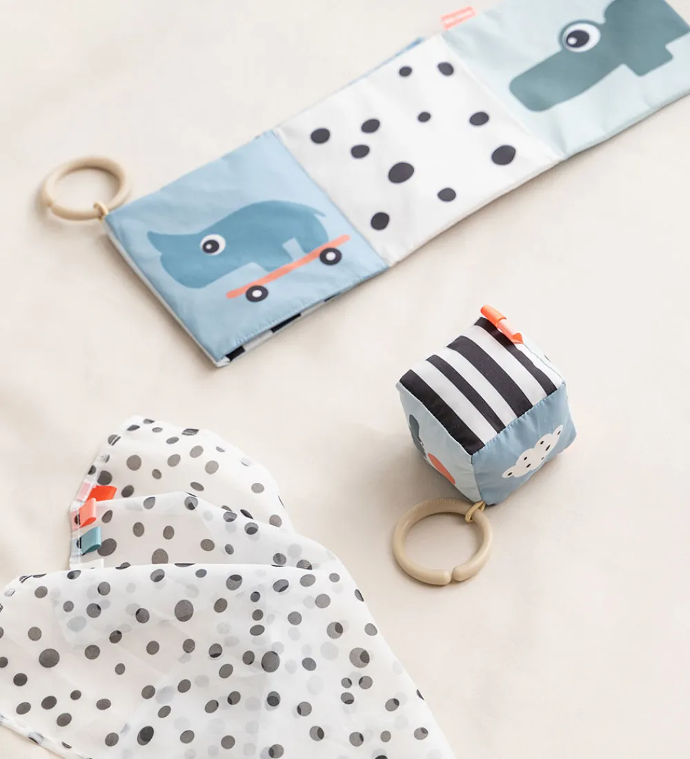 Done by Deer Aktivitetslegetøj>Sanselegetøjssæt - Birdee - Blå