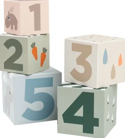 Done by Deer Stablelegetøj>Stablekasser - 5 stk. - Deer Friends - Farvemix