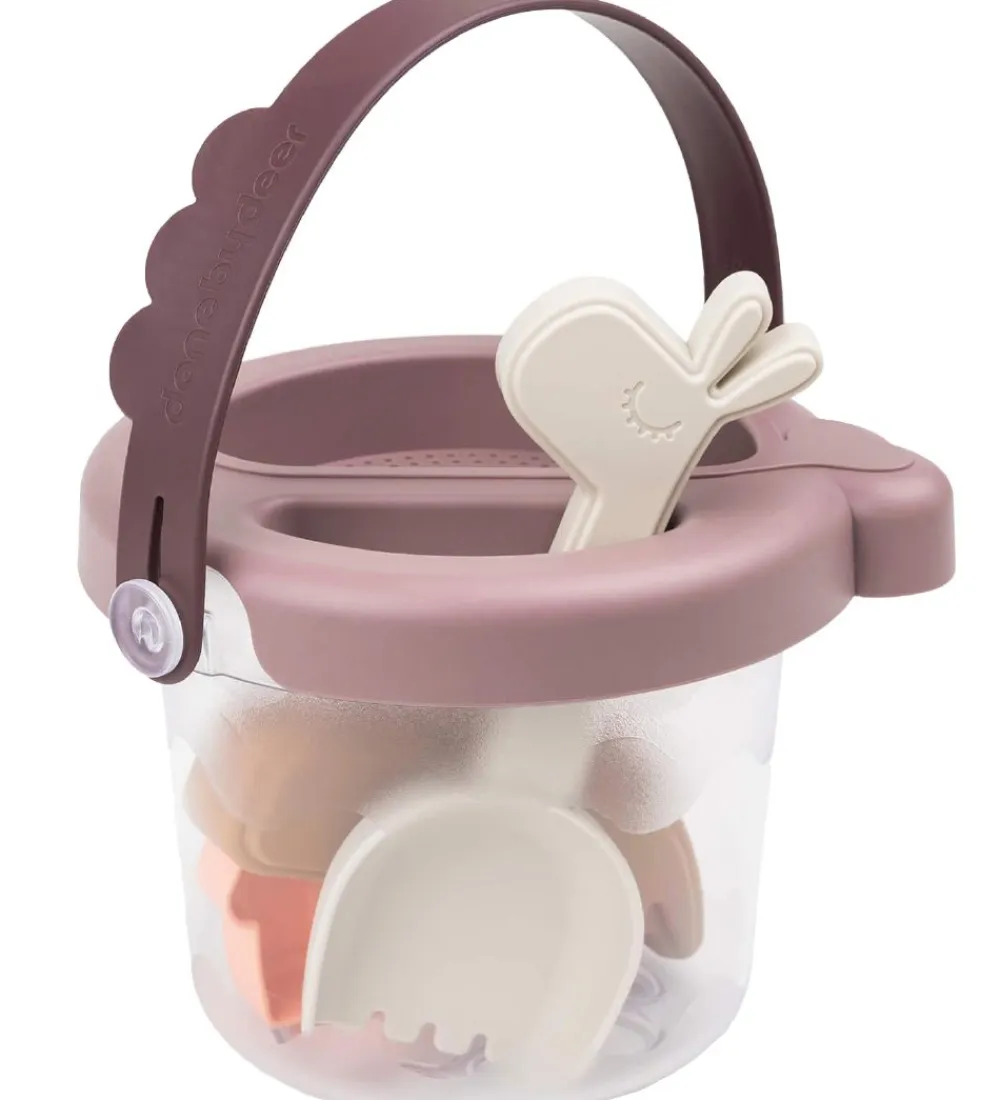 Done by Deer Strandlegetøj>Strandsæt - Spand - 5 Dele - Deer Friends Powder