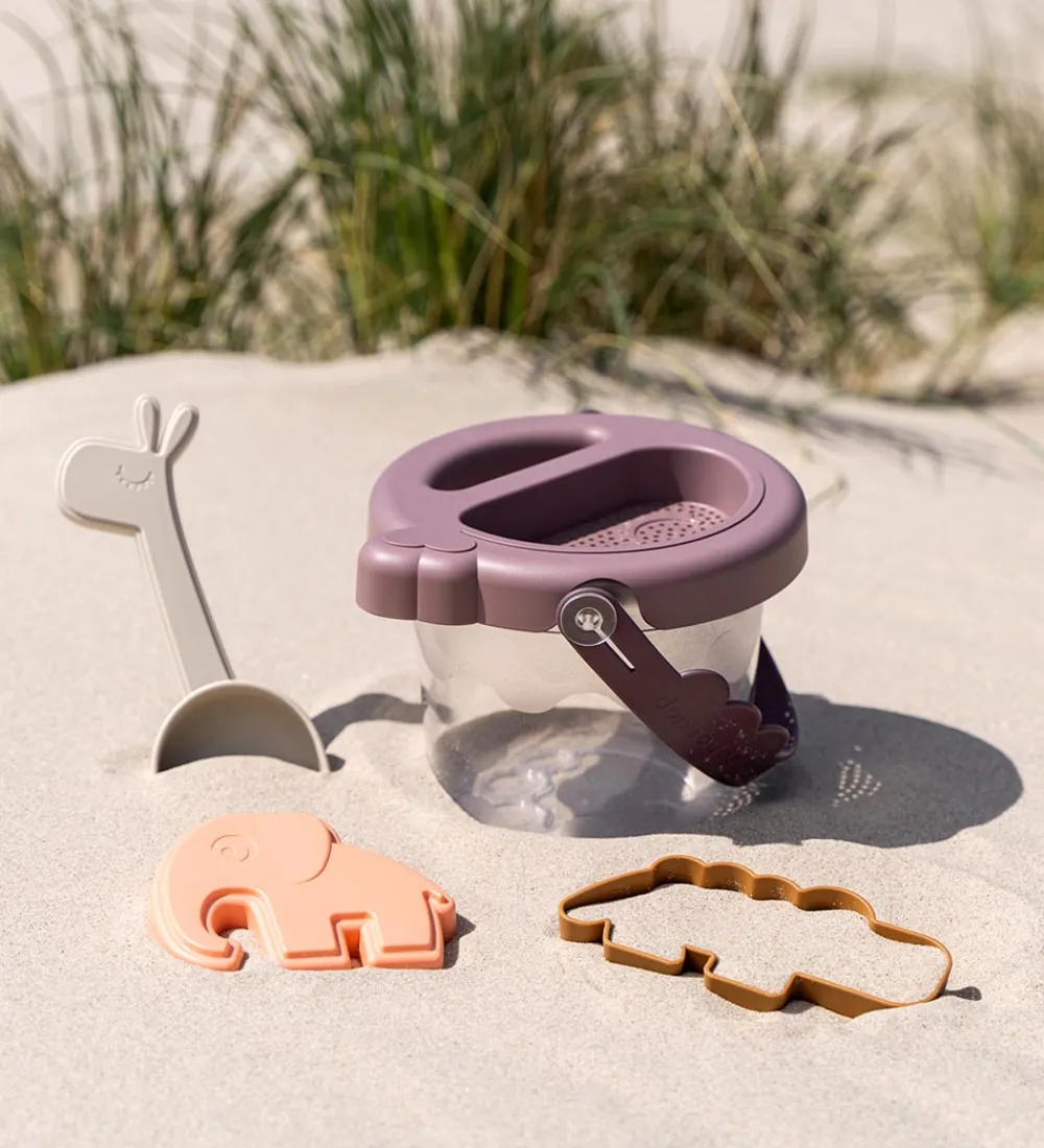 Done by Deer Strandlegetøj>Strandsæt - Spand - 5 Dele - Deer Friends Powder