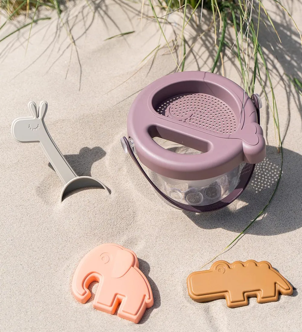 Done by Deer Strandlegetøj>Strandsæt - Spand - 5 Dele - Deer Friends Powder