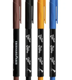 Eberhard Faber Tuscher Og Farver>Tattoo Tusch m. Skabeloner - Beach - 4 Farver