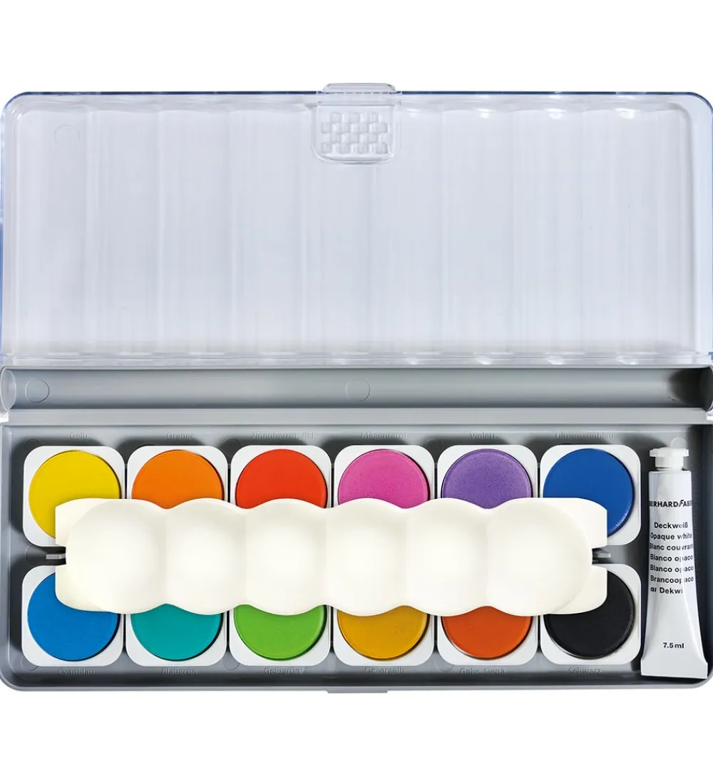 Eberhard Faber Tuscher Og Farver|Maling>Vandfarver - 12 stk.