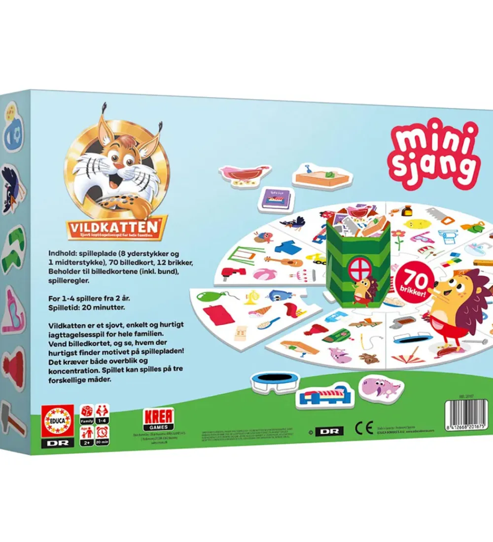 Educa Spil>Brætspil - Vildkatten Minisjang Børste