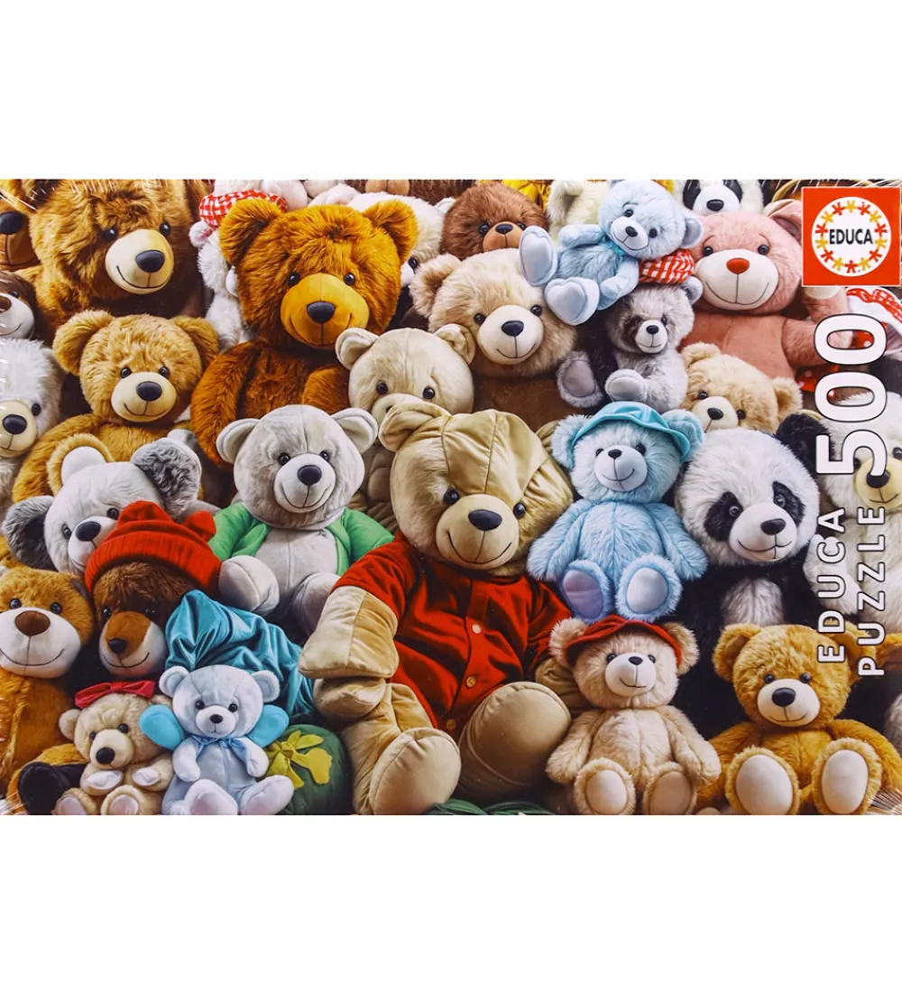 Educa Puslespil>Puslespil - 500 Brikker - Teddy Bears