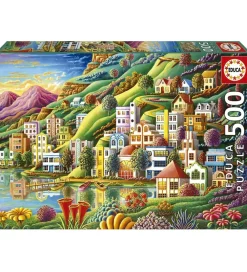 Educa Puslespil>Puslespil - 500 Brikker - Hidden Harbor