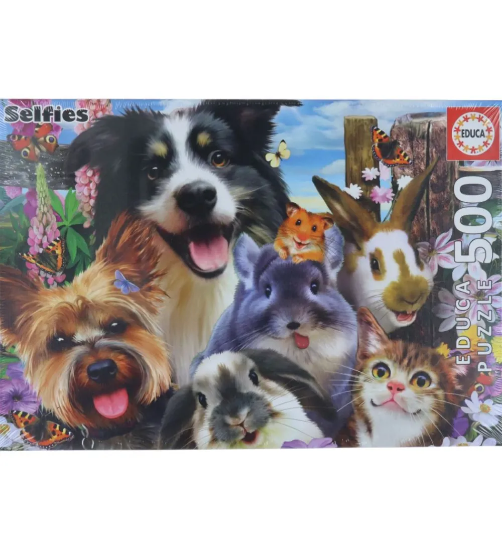 Educa Puslespil>Puslespil - Funny Selfie - 500 Brikker