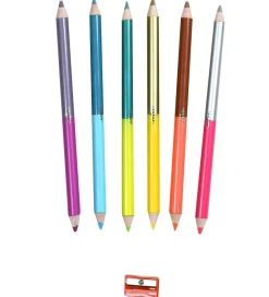 Eeboo Tuscher Og Farver>Farveblyanter - 6 Stk. - Jumbo - Axolotl