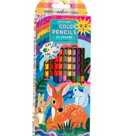 Eeboo Tuscher Og Farver|Kreativ Leg>Farveblyanter - Dobbeltsidet - 12-pak