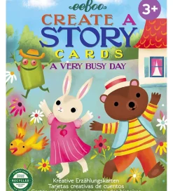 Eeboo Spil>Læringsspil - Fortæl En Historie Samtalekort - En Travl Da