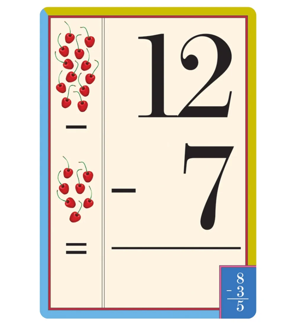 Eeboo Spil>Læringsspil - Subtraktion