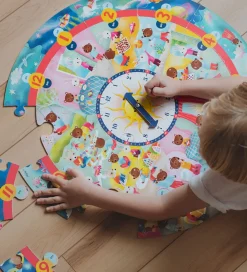 Eeboo Puslespil>Puslespil - 25 Brikker - Døgnets Timer