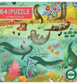 Eeboo Puslespil>Puslespil - 64 Brikker - Odderfamilien