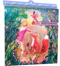 Eeboo Bøger|Malebog>Skitseblok - King Fox