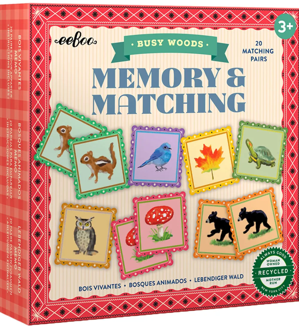 Eeboo Spil>Spil - Vendespil - Busy Woods