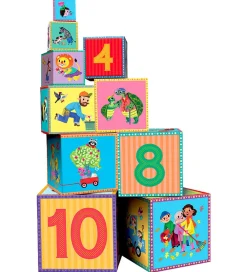 Eeboo Stablelegetøj>Stableklodser - 10 Stk. - Gode Gerninger