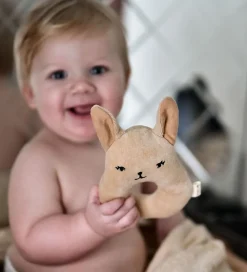 Fabelab Gribelegetøj>Rangle - Bunny - Dusty Rose