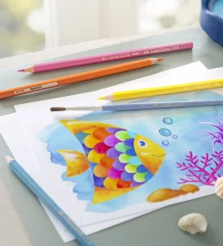 Faber-Castell Maling>Farveblyanter - Akvarel - 24 stk + 1 Pensel