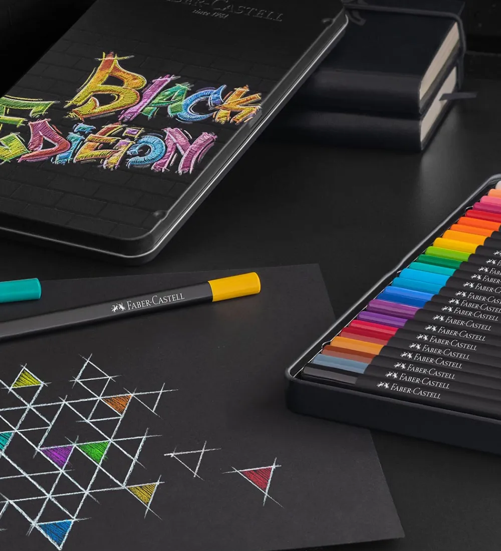 Faber-Castell Tuscher Og Farver>Farveblyanter - Trekantet - 24 stk - Multi