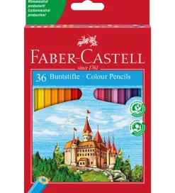 Faber-Castell Tuscher Og Farver>Farveblyanter - Slot - 36 stk - M