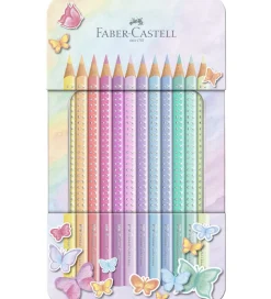 Faber-Castell Tuscher Og Farver>Farveblyanter - Grip - 12 stk - Pastel